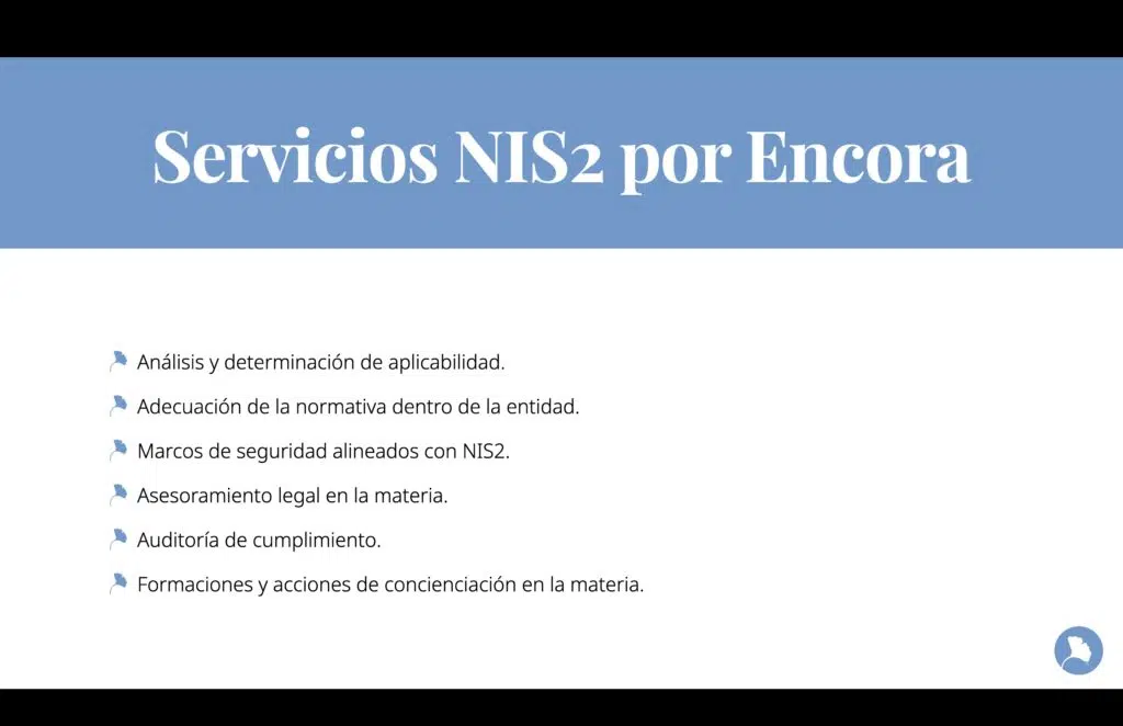Servicios NIS2 por Encora