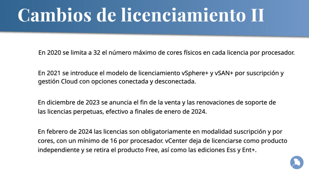 Licenciamiento de Broadcom vSphere