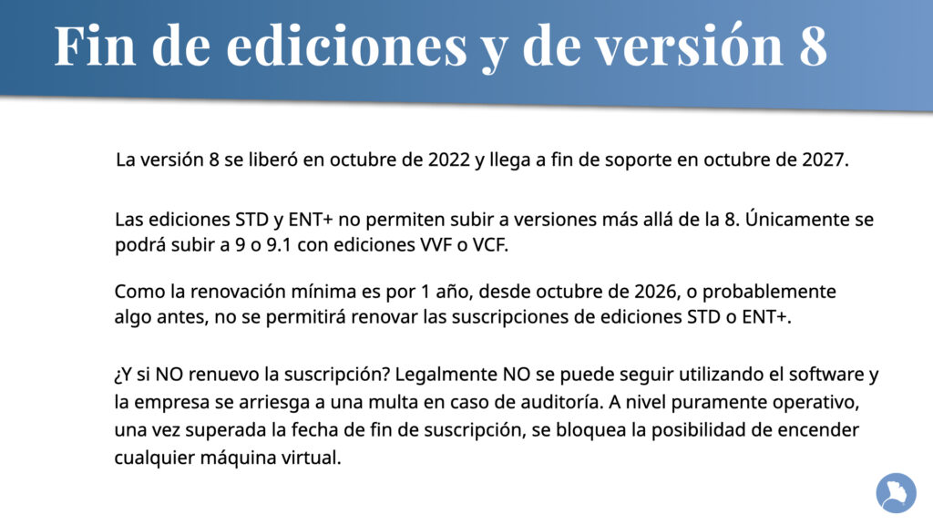 Licenciamiento de Broadcom vSphere