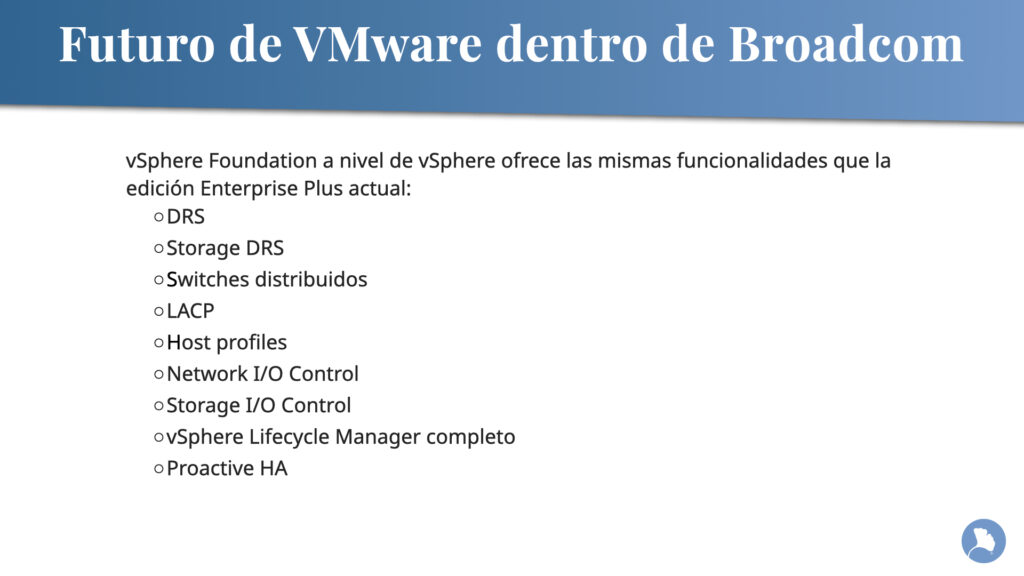 Licenciamiento de Broadcom vSphere