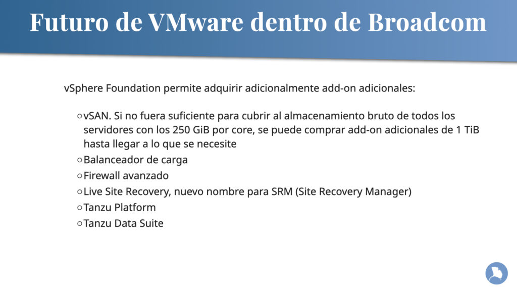 Licenciamiento de Broadcom vSphere