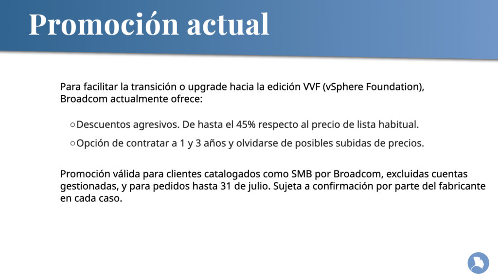 Licenciamiento de Broadcom vSphere