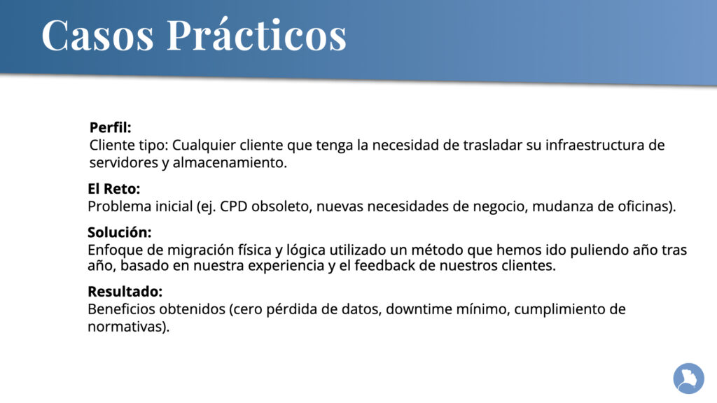 traslado de Datacenter